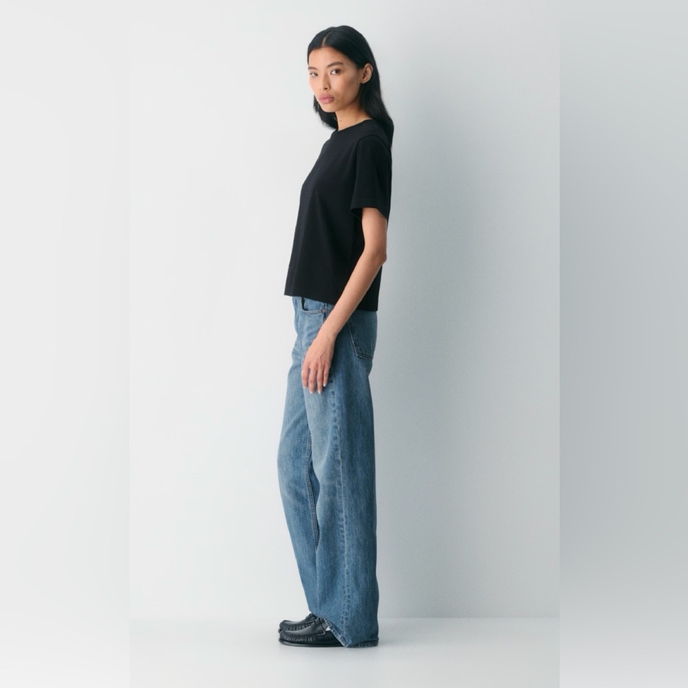 ARITZIA Denim Forum The 90’s Iggy Low Rise Baggy Jean Size 23 Color Kiss N Tell